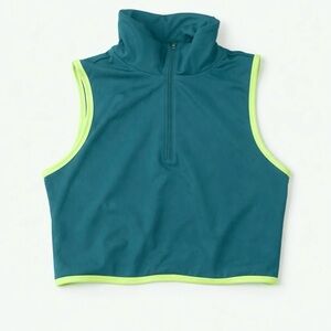 Sincerely Jules Teal and Neon Green Tank Top
